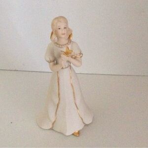 Cybis Porcelain Figurine called the Golden Princess Fare like new